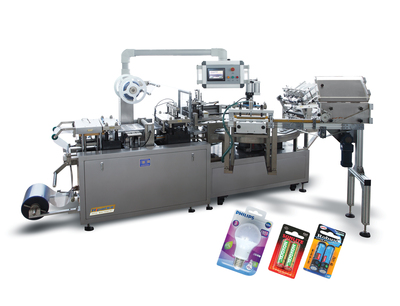 350型转盘式纸卡封塑包装机